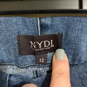 Not Your Daughters Jeans light wash skinny jeans. Size 12.